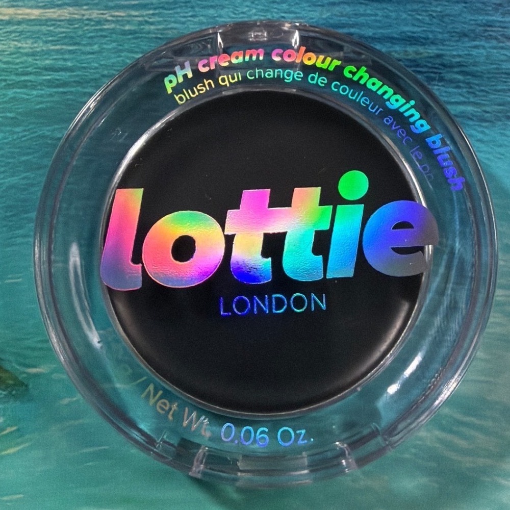 Lottie London Onyx pH Cream Colour Changing Blush Black to Pink Vegan 0.06oz